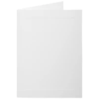 JAM Paper 4.62" x 6.25" Bright White Wove Panel Blank Foldover Cards