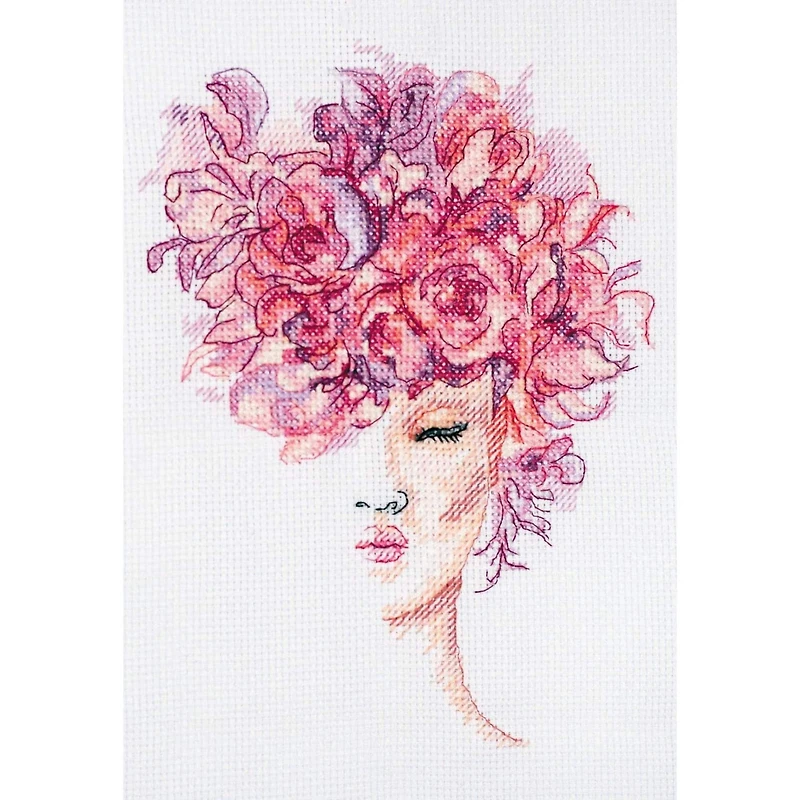 Abris Art Flower Grace Counted Cross Stitch Kit