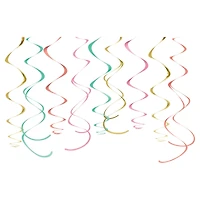 Plastic Swirl Decorations