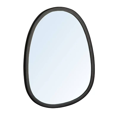 Hello Honey® 11.25" x 14.75" Black Matte Elegance Wall Mirror