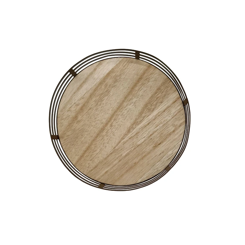 6" Brown Round Tray by Ashland®