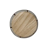6" Brown Round Tray by Ashland®