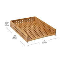 Mind Reader Lattice Collection Rayon from Bamboo Paper Trays, 2ct.