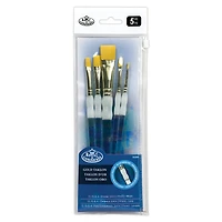 Soft-Grip 5 Piece Brush Set, Flats