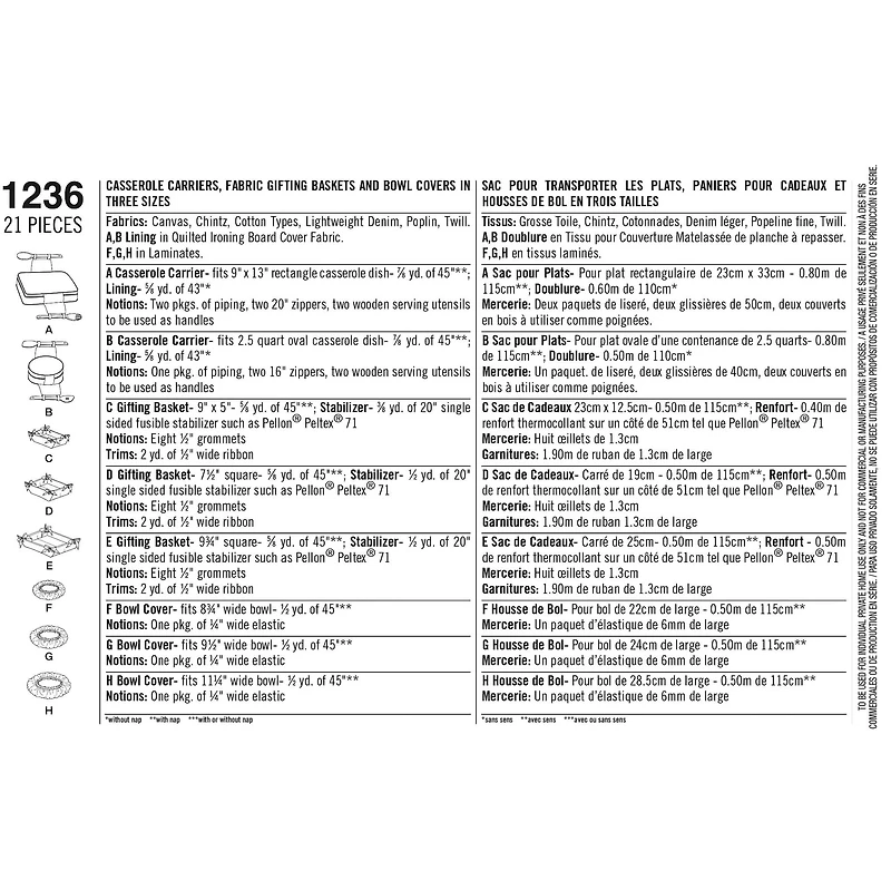 Simplicity® Pattern CS1236 (One Size)