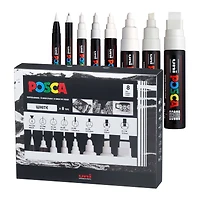 POSCA All White Paint Marker Set