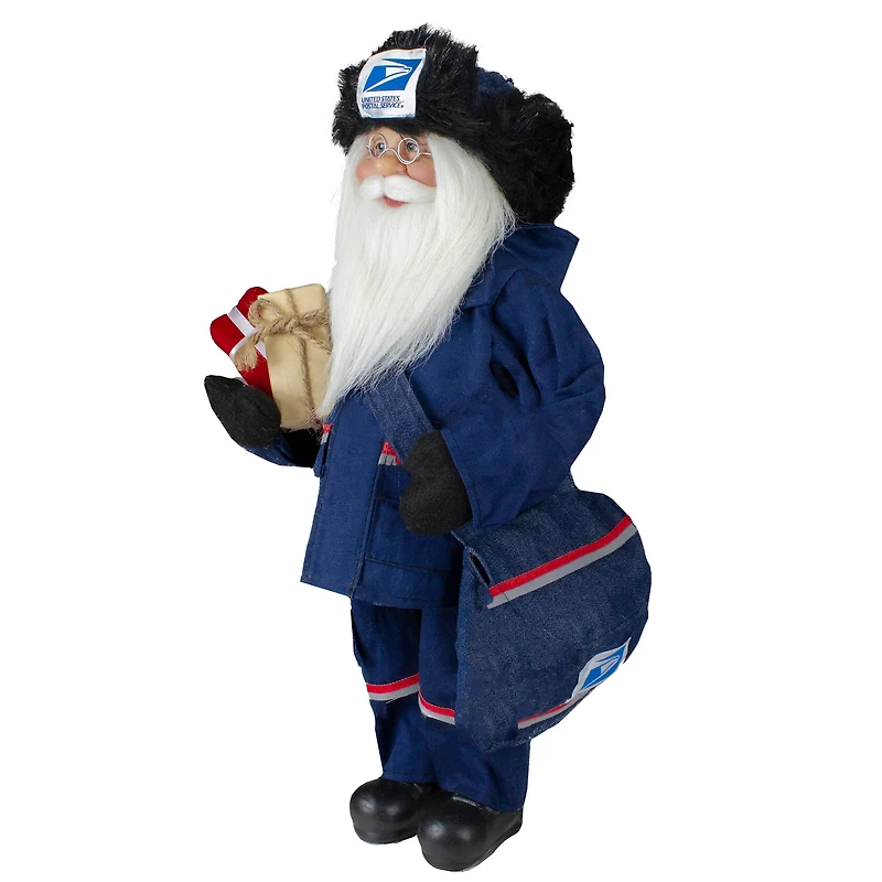 17" United States Postal Service Standing Santa Claus Figurine