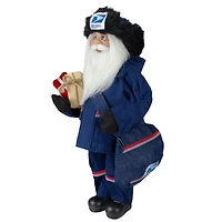 17" United States Postal Service Standing Santa Claus Figurine