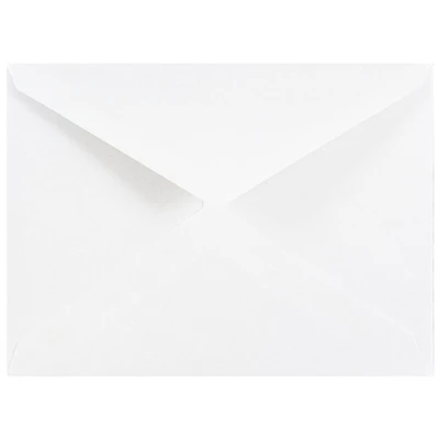 JAM Paper 4Bar A1 White Invitation Envelopes with V-Flap, 100ct.