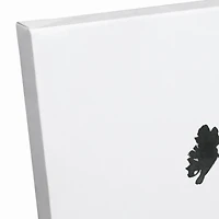 Monochromatic Floral II 30" x 30" Canvas Wall Art