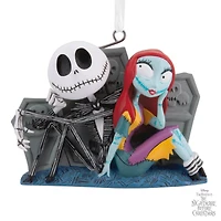 Hallmark DIsney® The Nightmare Before Christmas 3" Jack & Sally with Tombstones Ornament