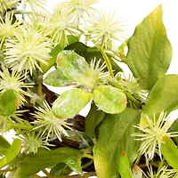 18" Jujube Floral & Foliage Spring Artificial Wreath