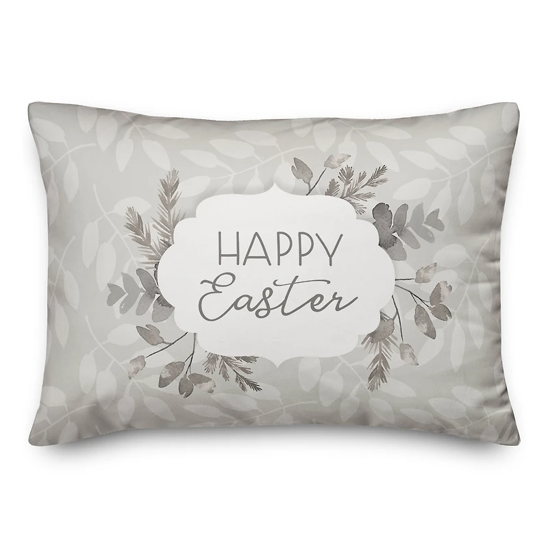 Happy Easter Pillow 14" x 20" Throw Pillow