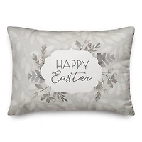 Happy Easter Pillow 14" x 20" Throw Pillow