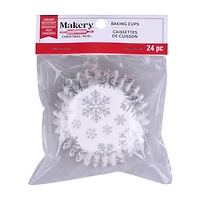 Snowflake Christmas Baking Cups by Makery