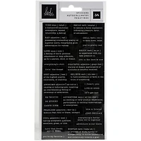Heidi Swapp Old School Definition Stickers 58/Pkg- 