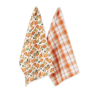 DII® Fall Squash Dishtowel Set