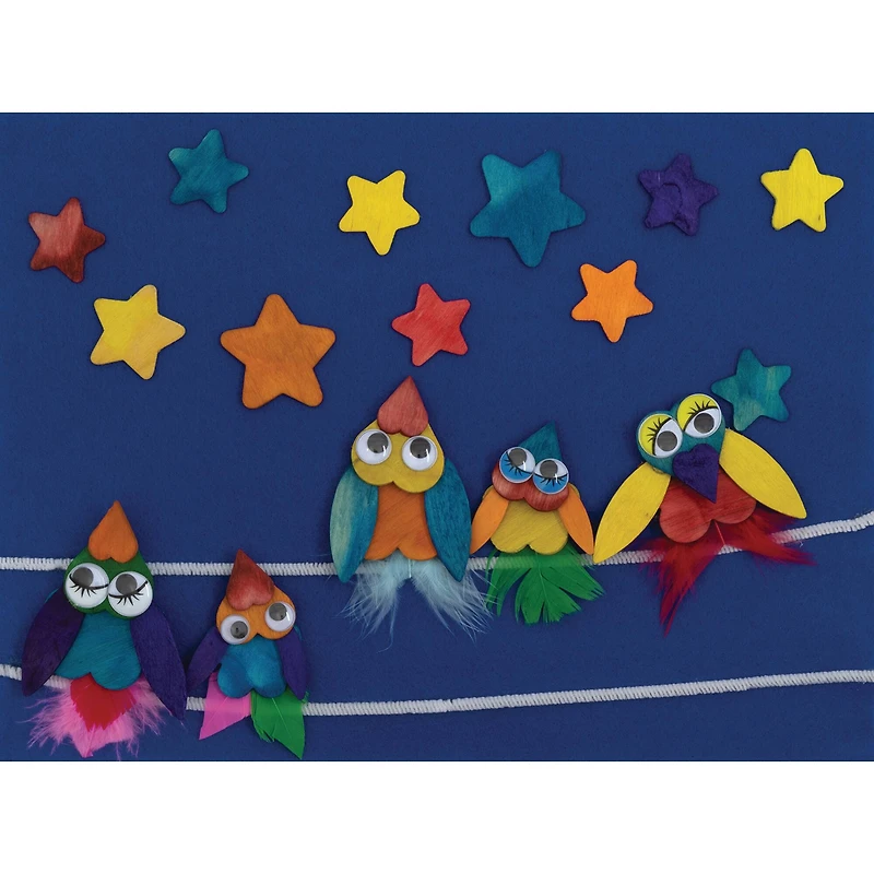 Creativity Street® Wood Party Shapes, 3 Packs of 200