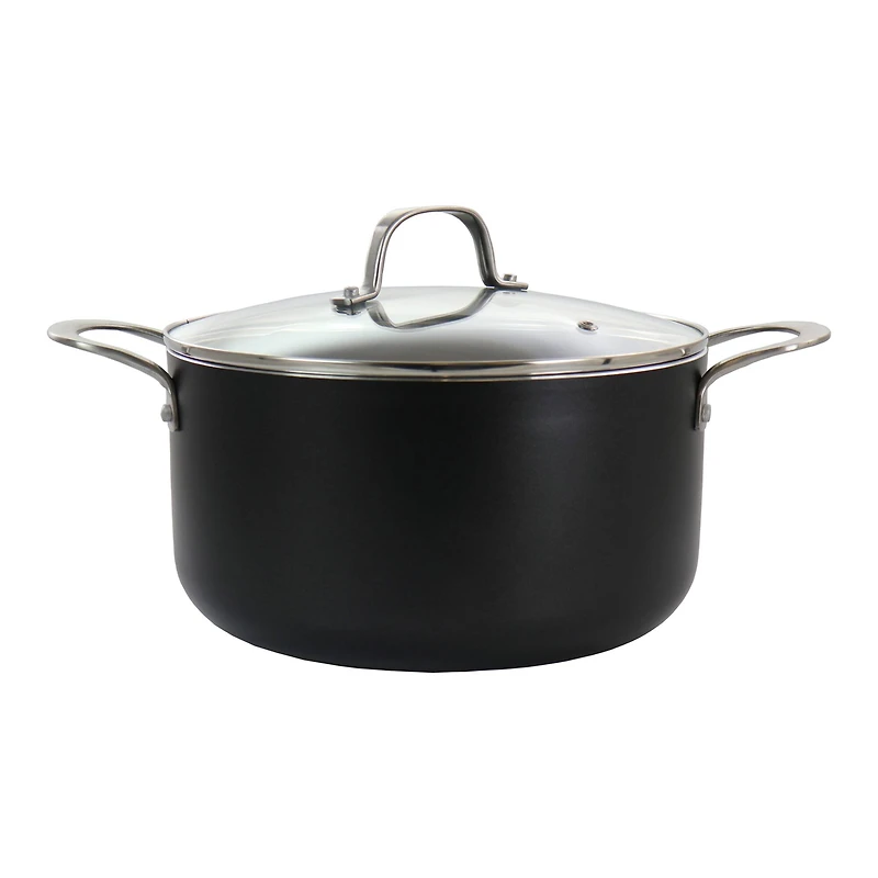 Oster Palladium 8-Piece Black Aluminum Cookware Set