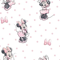Disney® Minnie Mouse Pink Bow & Dots Cotton Fabric