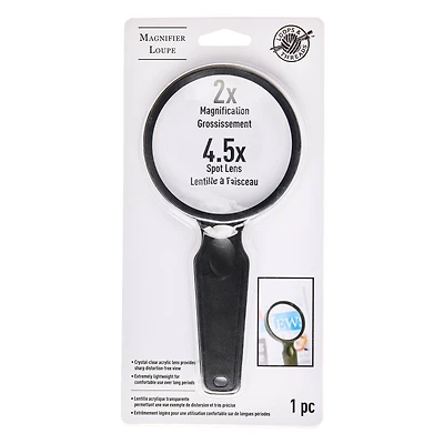 2x to 4.5x Bifocal Lens Hand Magnifier by Loops & Threads®