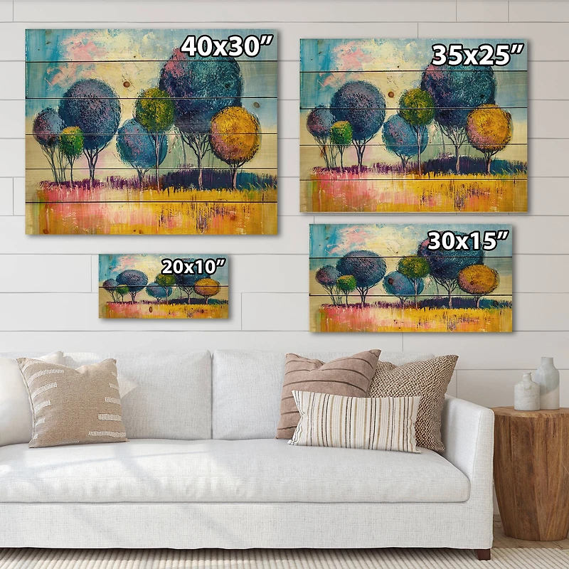 Designart - Autumn Fantasy Trees III