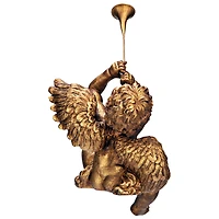 Design Toscano 13.5" Trumpeting Angels of St. Peters Square Boy Statue
