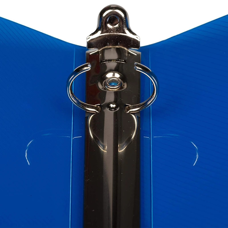 JAM Paper 3/4" Glass Twill Plastic 3-Ring Binders