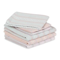 Daisy Dobby Dishtowel & Dishcloth (Set of 6)
