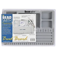 The Beadsmith® Travelers Bead Board With Lid, 7.75" x 11.25"