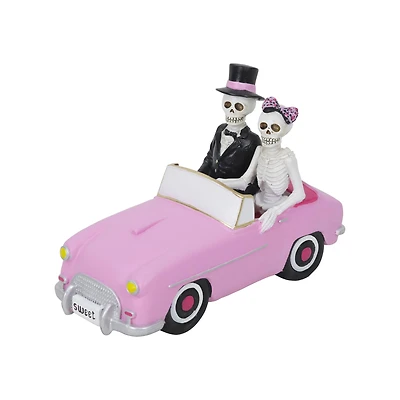 10.25" Skeleton Couple in Car Tabletop Décor by Ashland®