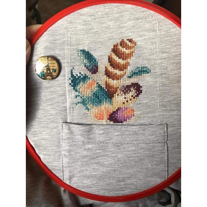 MP Studia Feathers Cross Stitch Kit