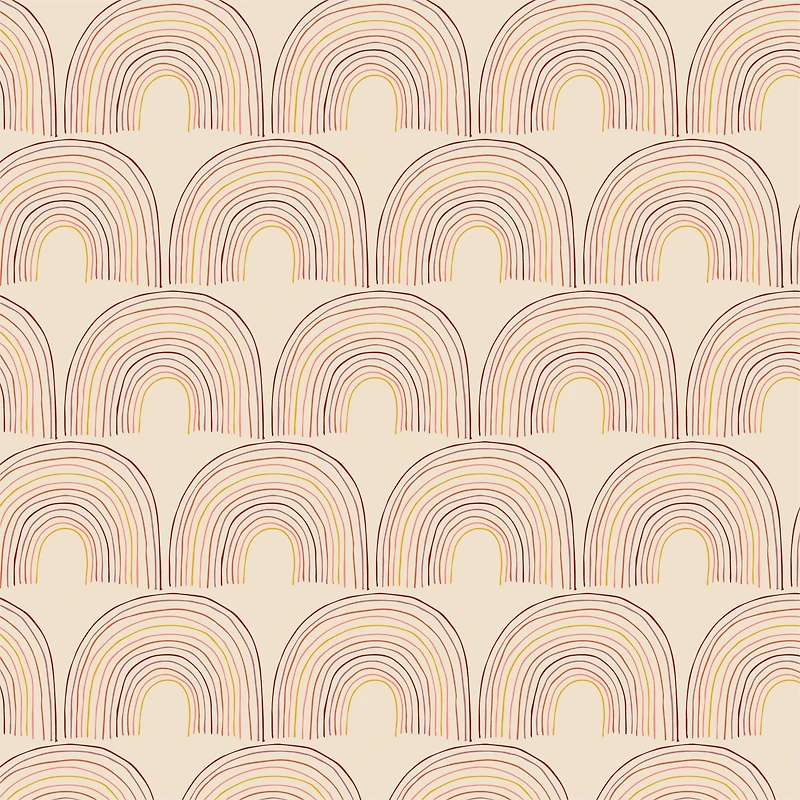 Camelot Fabrics Rainbow Sketch Cotton Fabric