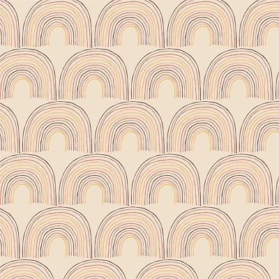 Camelot Fabrics Rainbow Sketch Cotton Fabric