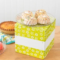 6" Unfinished Wooden Cube Riser Box