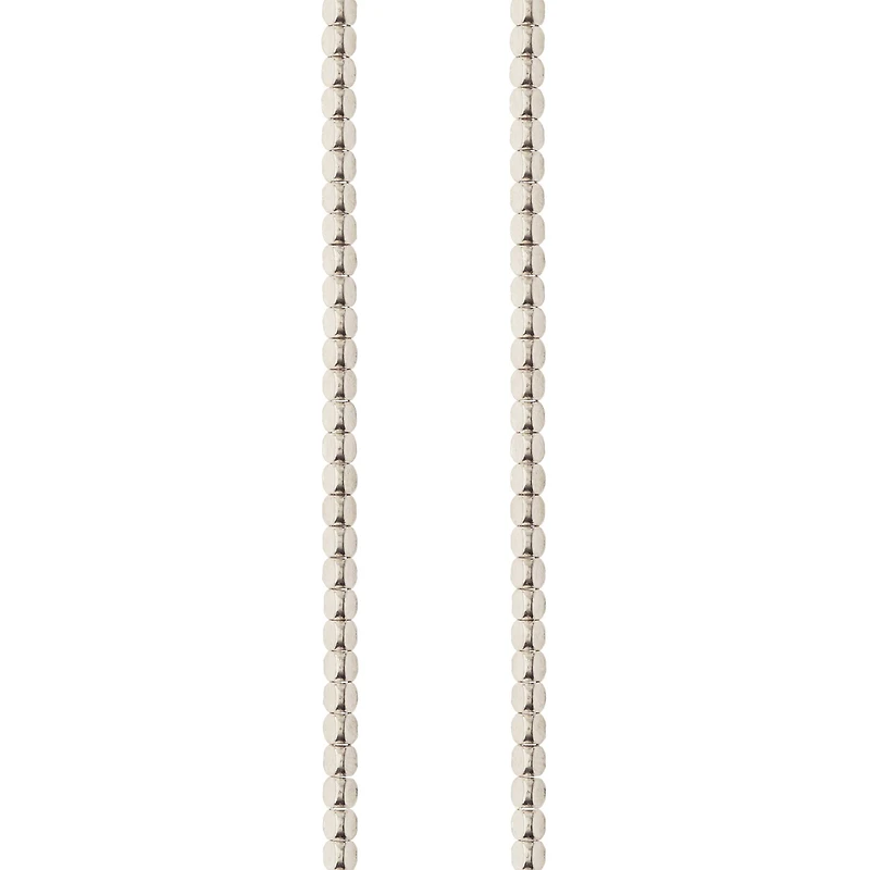 12 Pack: Rhodium Metal Irregular Shape Beads, 3mm by Bead Landing™