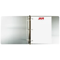 JAM Paper 2" Silver Aluminum 3-Ring Binder