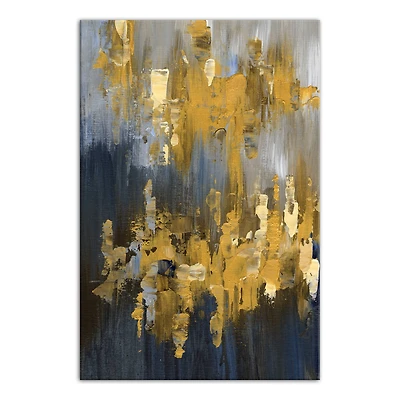 Gold And Glam Abstract 24" x 36" Canvas Wall Art