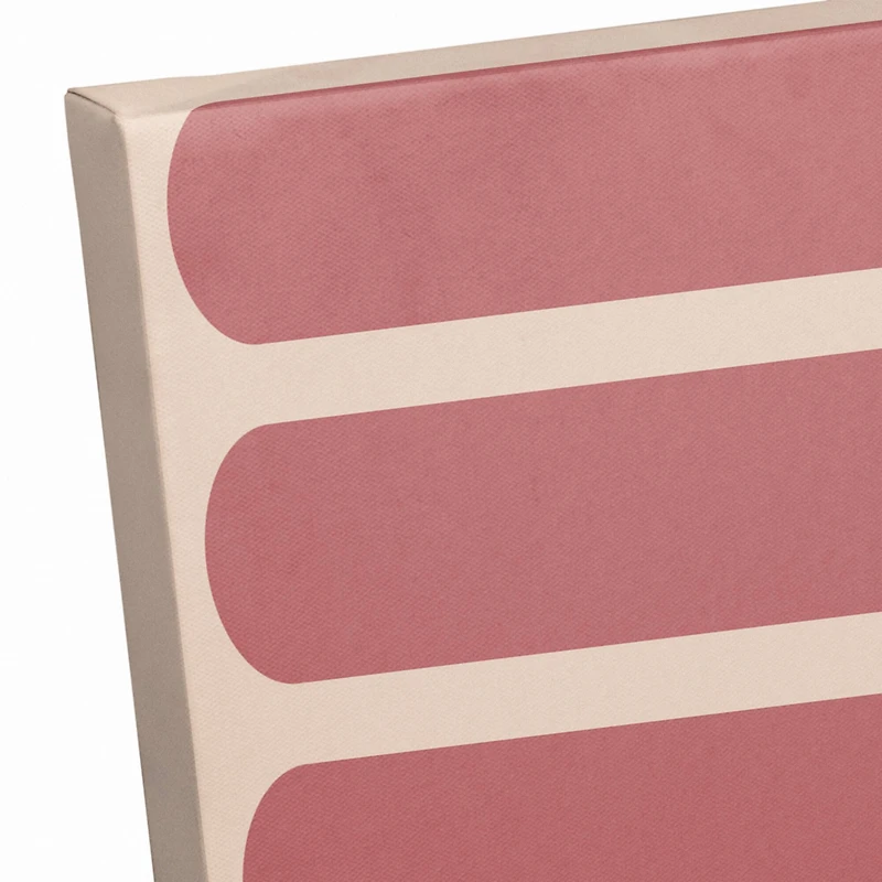 Retro Circle Pattern Canvas Wall Art