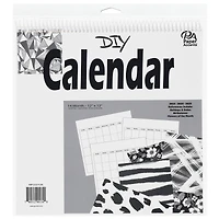 PA Paper™ Accents 12" x 12" Blank White 14 Month DIY Calendar