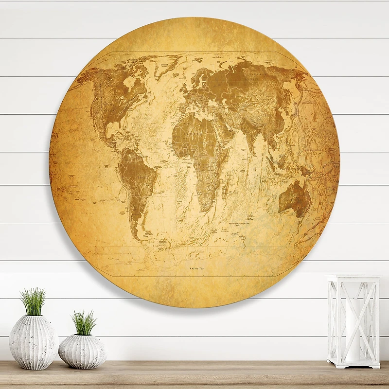 Designart - Ancient Map of The World X