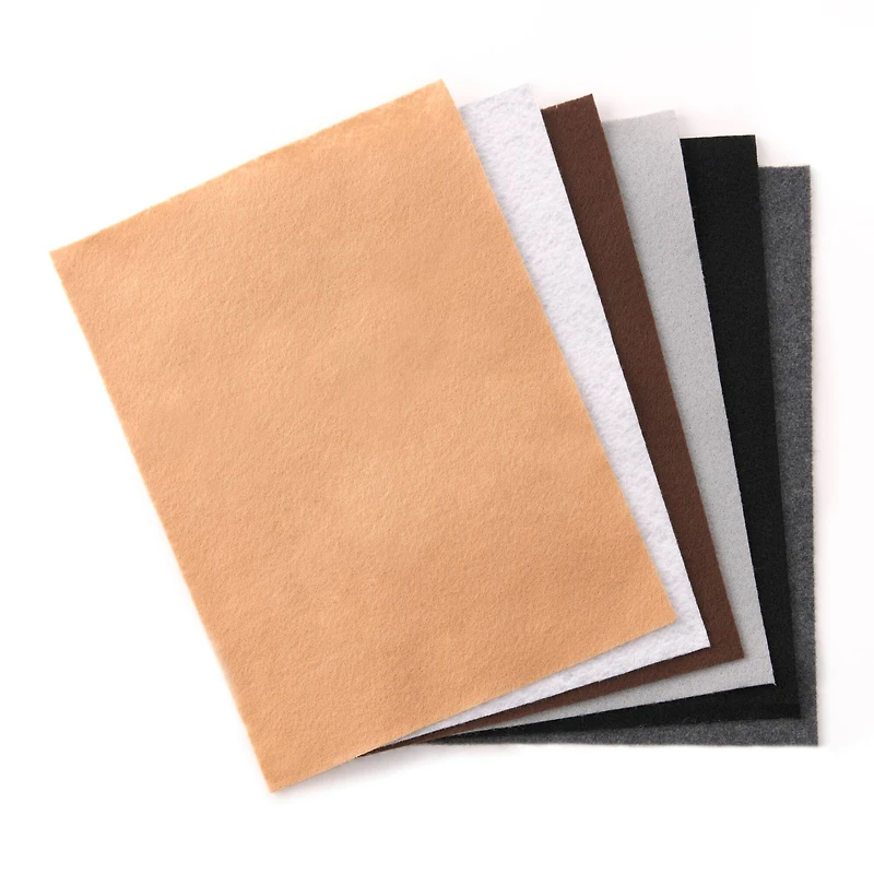 9" x 12" Neutral Felt Sheets by Creatology™, 18ct.