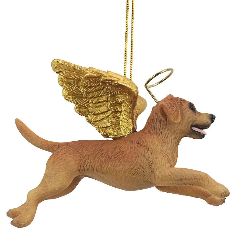 Design Toscano Honor the Pooch Golden Retriever Holiday Dog Angel Ornament