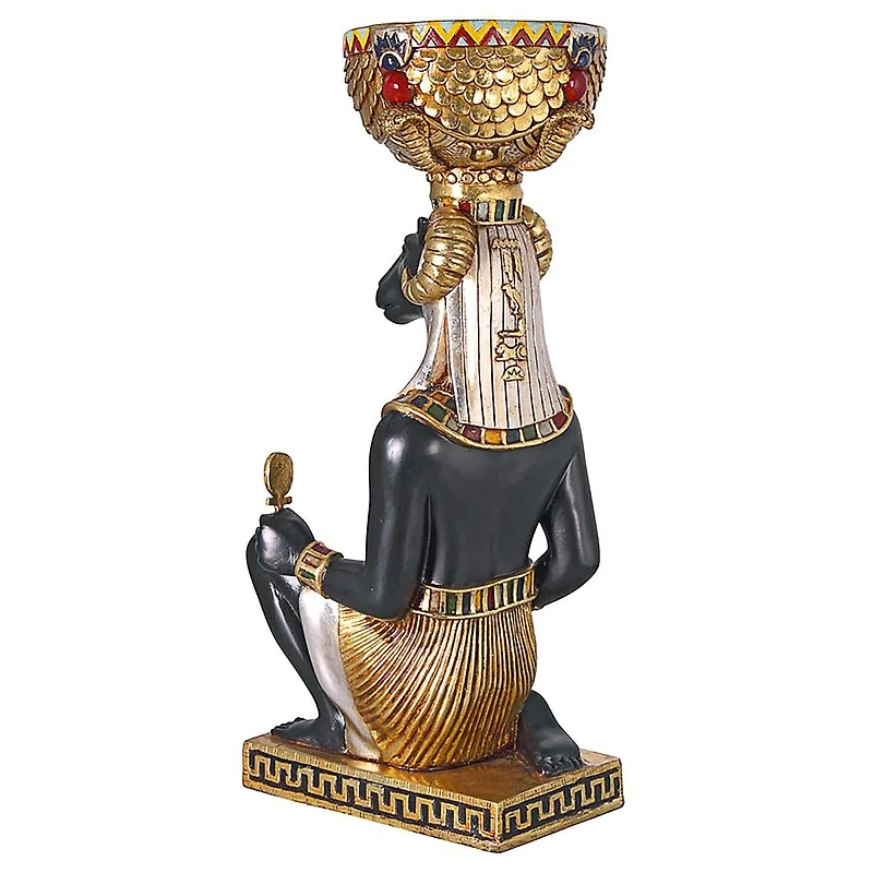 Design Toscano® 2.5ft. Egyptian God Khnum Pedestal Urn Statue
