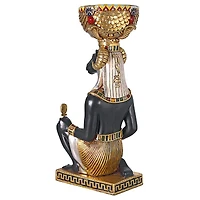 Design Toscano® 2.5ft. Egyptian God Khnum Pedestal Urn Statue