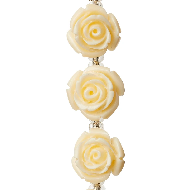 Stone Composite Flower Beads