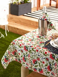 DII® Garden Floral Print Outdoor Tablecloth 60 Round
