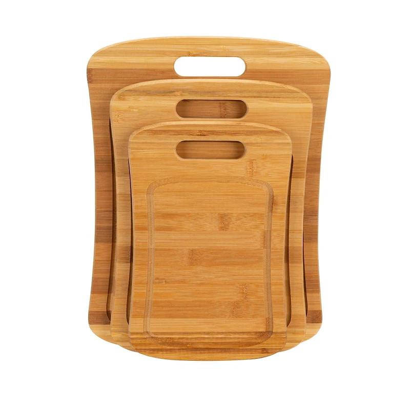 Kitchen Details Large Curved Bamboo Cutting Board