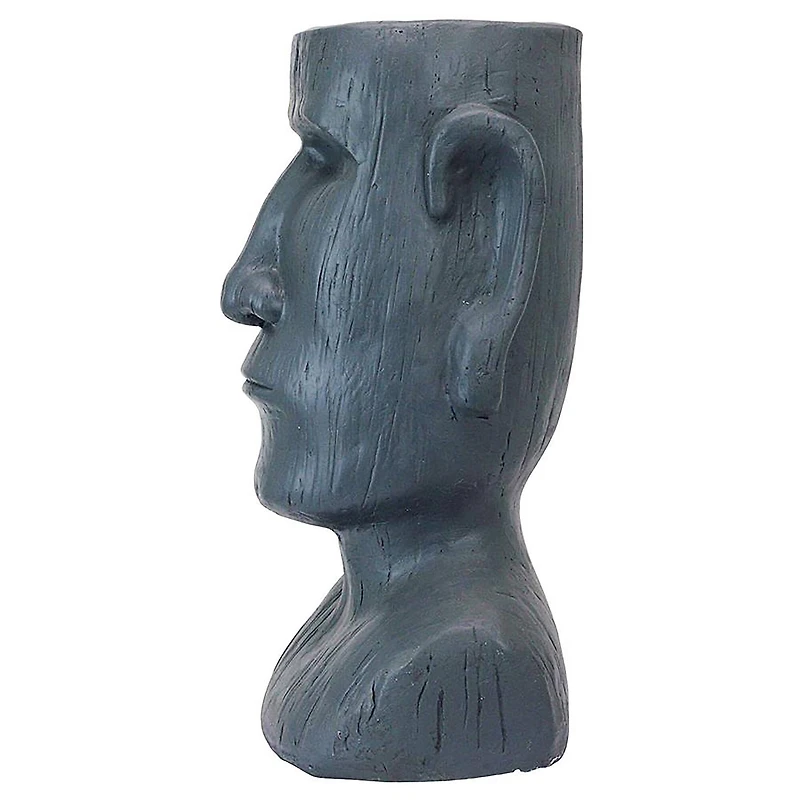 Design Toscano 18" Easter Island Massive Megalith Moai Head Planter Statue