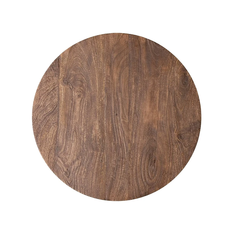 Hello Honey® 19.5" Brown Stained Finish Mango Wood Side Table